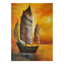 Chinese Junk Custom Invite