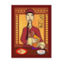 Chinese Kitchen God Postcard