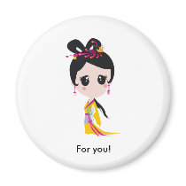 Chinese Lady magnets