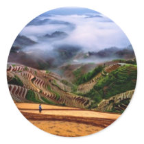 Chinese landscape stickers