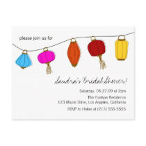 Chinese Lantern Invitations postcards