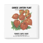 Chinese Lantern Plant, Farmer's Supply House Refrigerator Magnets
