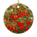 vintage, floral, flowers, seed, packet, necklace,