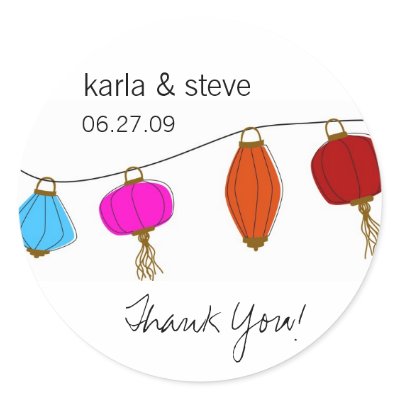 Chinese Lantern Stickers