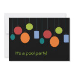Chinese Lanterns Party Invitation 5x7