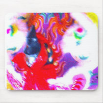 Chinese Lion Head, close-up abstract mousepads by jchune Chinese Lion Head, close-up abstract mousepads
