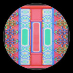 Chinese Lucky Blue Door Pattern stickers