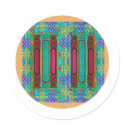 Chinese Lucky Double Door Design stickers