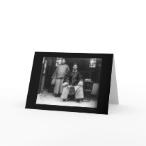 Chinese Magistrate and His Son in Chao, China 1894 cards