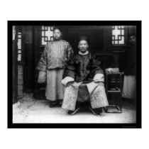 Chinese Magistrate and His Son in Chao, China 1894 posters