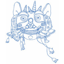 Chinese Mask t-shirts by Noir_et_Blanc Chinese Mask t-shirts