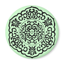 Chinese Medallion back magnets by thezengarden Chinese Medallion back magnets