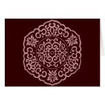 Chinese Medallion pink Cards