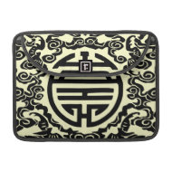 Chinese Motif Macbook Macbook Pro Flap Sleeve rickshawflapsleeve