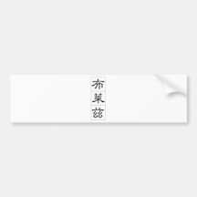 Chinese name for Blithe 20474_2.pdf Bumper Sticker