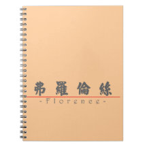 Chinese name for Florence 20125_4.pdf Spiral Note Book