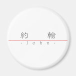 Chinese name for John 20661_2.pdf Refrigerator Magnet