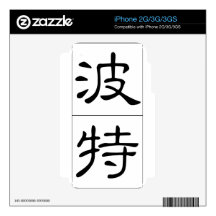 Chinese name for Porter 20776_2.pdf iPhone 3 Skin