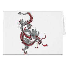 Chinese New Year Dragon Greeting Card
