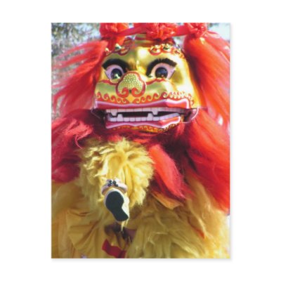 Chinese New Year Dragon post card