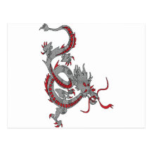 Chinese New Year Dragon Postcard