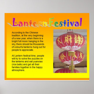 Chinese Lantern Posters 