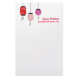Chinese New Year Lanterns Personalized Stationery
