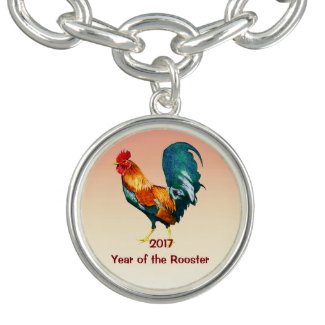 Chinese New Year of Rooster 2017 Charm Bracelet
