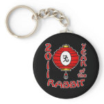 Chinese New Year of the Rabbit Design Keychains