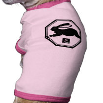Chinese New Year of the Rabbit Tshirts and Gifts Doggie Shirt