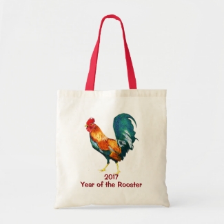 Chinese New Year of the Rooster 2017 Tote Bag