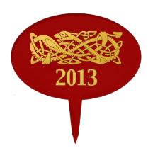 Chinese New Year - Year Of The Snake 2013 Cake Toppers