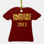 Chinese New Year - Year Of The Snake 2013 Christmas Tree Ornament