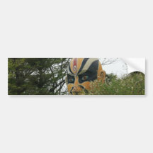 Chinese opera mask, Chiayi, Taiwan Bumper Stickers
