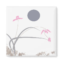 chinese orchids magnet