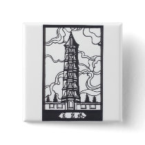 Chinese Pagoda buttons