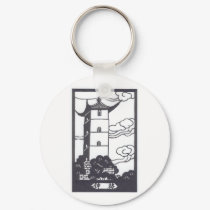 Chinese Pagoda keychains by christigmc Chinese Pagoda keychains