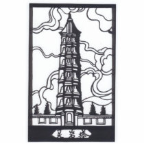 Chinese Pagoda photo sculptures