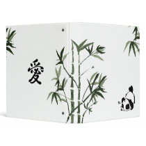 Chinese Panda White Binders
