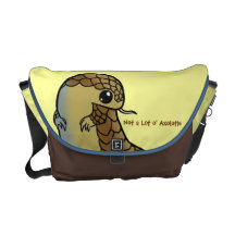 Chinese Pangolin Messenger Bag