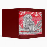 Chinese Paper Owls 11 Vinyl Binder