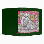 Chinese Paper Owls 12 Binder