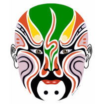 Chinese Peking Opera Mask - T-shirt by PopNYC Chinese Peking Opera Mask - T-shirt