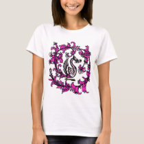 chinese phoenix pink t-shirts