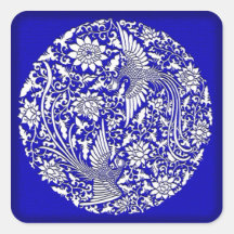Chinese phoenix stickers