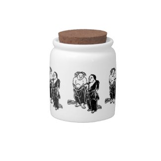 Chinese Poets Candy Jars