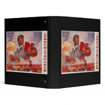 Chinese Propaganda Vinyl Binders