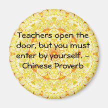 Chinese Proverb Fridge Magnet