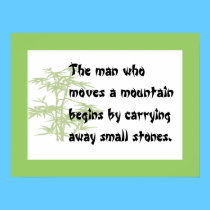 Chinese proverb poster posters