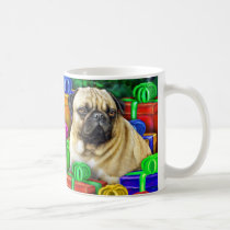 Chinese Pug Christmas Open Gifts NOW mugs